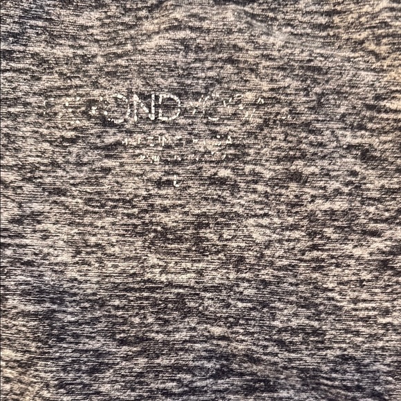 Beyond Yoga Spacedye Gray and Light Blue Crop Top Sports Bra Size L - Picture 2 of 3